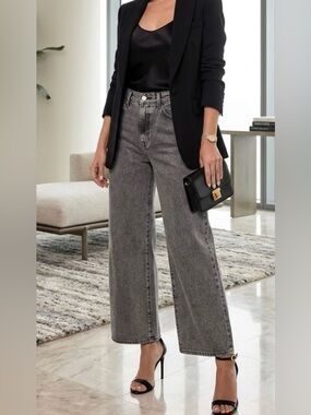 “94” BAGGY Levi's Gray Flare WIDE LEG  Jeans